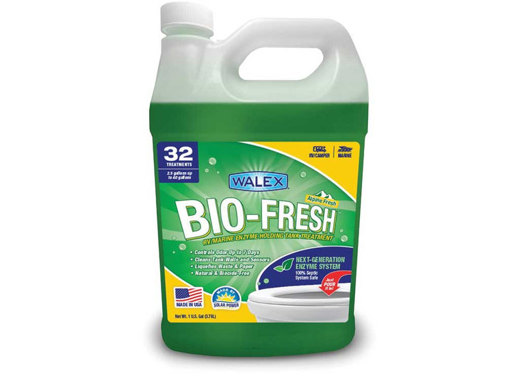Walex - Biofresh Enzyme Rv/marine Liquid Holding Tank Deodorizer/digester  1gallon Alpine Fresh - BIOFRAF1G