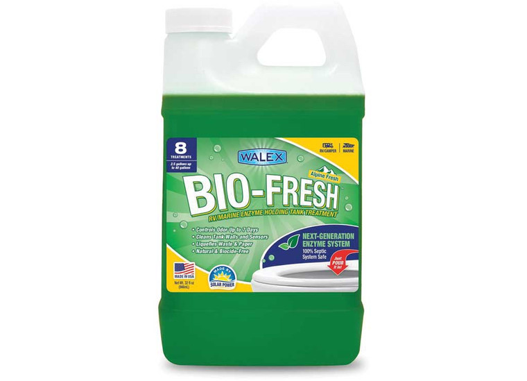 Walex - Biofresh Enzyme Rv/marine Liquid Holding Tank Deodorizer/digester  32oz Alpine Fresh - BIOFRAF32