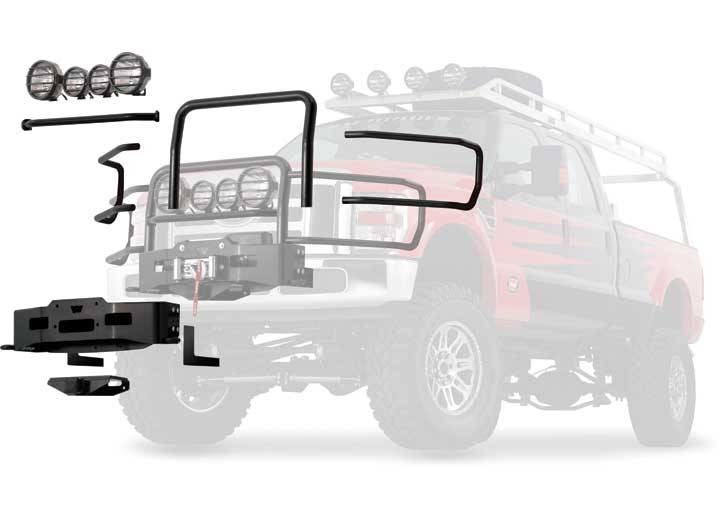 Warn - (see 88245 And 90155) 11c Ford Sd Gen Ii Trans4mer Mounting Kit Mid Frame Sta - 84270