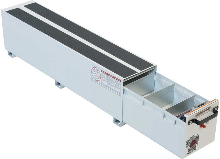 Weather Guard - Pack Rat Drawer Unit 48 X 101/4 X 13in  With 6 Dividers  White Steel Finish - 335-3