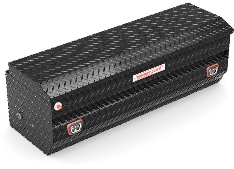 Weather Guard - Aluminum Allpurpose Chest Full 10.0 Cu Ft  Gloss Black Finish - 634-5-04