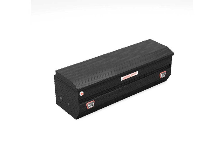 Weather Guard - Aluminum Allpurpose Chest Full 10.0 Cu Ft  Textured Matte Black Finish - 634-52-04