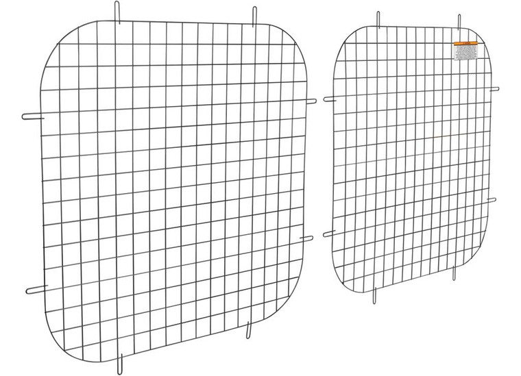 Weather Guard - 14c Promaster 7 Gauge Steel Full Rear Door 2 Window Screens 261/4 X 28.88in  Black Finish - 88050