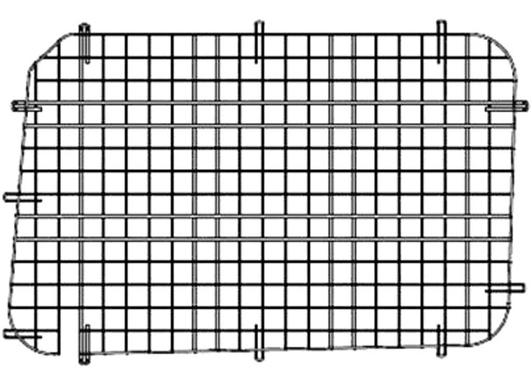 Weather Guard - 15c Transit 7 Ga Steel Side Door Window Screen Mid/high Roof 46 X 30in  Black Finish - 88063