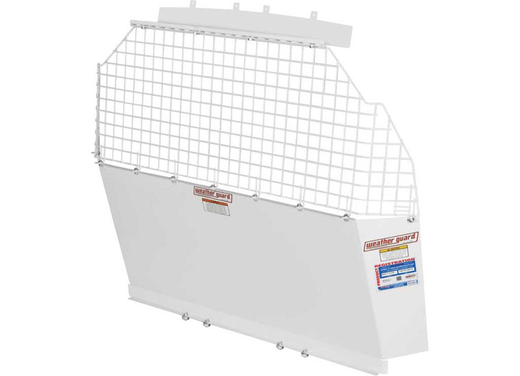 Weather Guard - 1421 Transit Connect Compact Mesh Bulkhead 553/4 X 48.5 X 11in  White Steel Finish - 96111-3-02