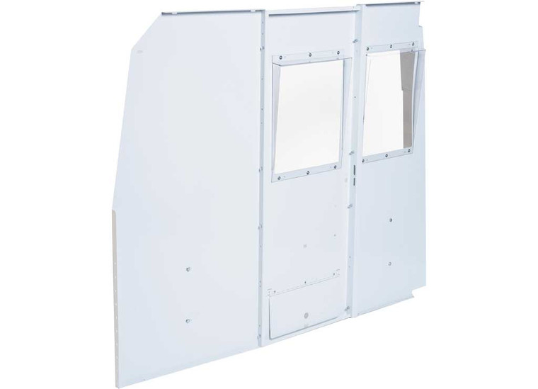Weather Guard - 14c Promaster Mid/high Roof Window Bulkhead 65.63 X 711/4 X 4in  White Steel Finish - 96141-3-01