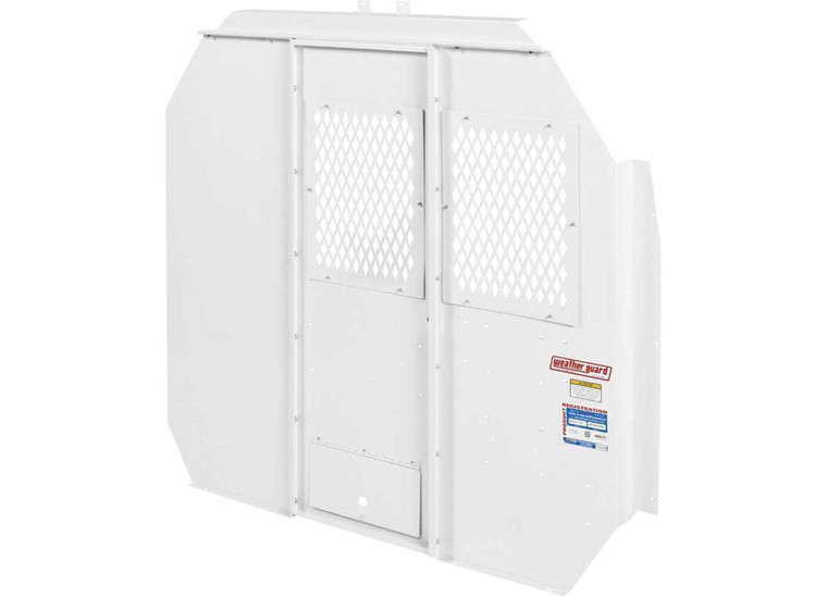 Weather Guard - 15c Transit/1521 Promaster Lowroof Screen Bulkhead 683/4 X 56 X 4in  White Steel Finish - 96302-3-01