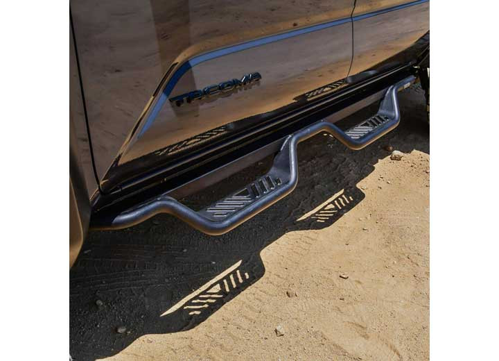 Westin Automotive - 24c Tacoma Double Cab Outlaw Drop Nerf Step Bars Textured Black - 20-12785