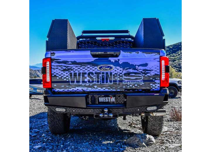 Westin Automotive - 2323 F250/f350 Hdx Bandit Rear Bumper Black - 58-341205