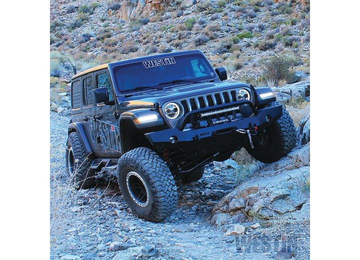 Westin Automotive - 18c Wrangler Jl(excl 2018 Jk)/20c Gladiator Wj2 Full Width Front Bumper W/bull Bar - 59-80115