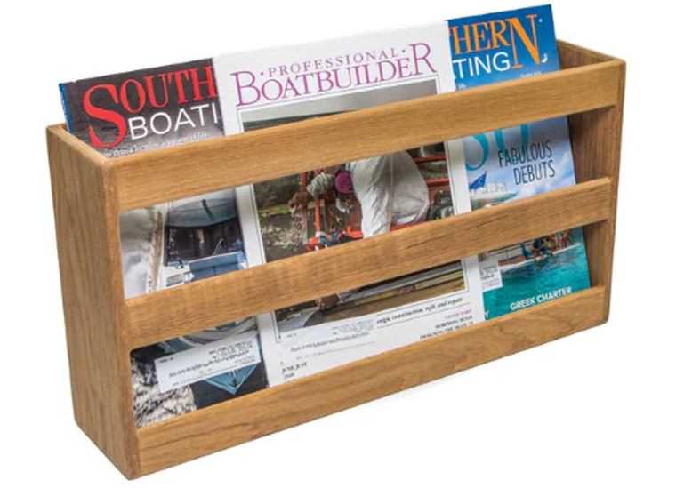 Whitecap - Doublewide Magazine Rack (shrink Wrapped) - 62508