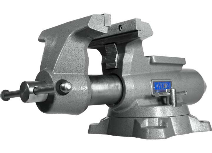 Wilton Tools - 880m Mechanics Pro 8in Jaw Width Round Channel Vise W/swivel Base - 28813