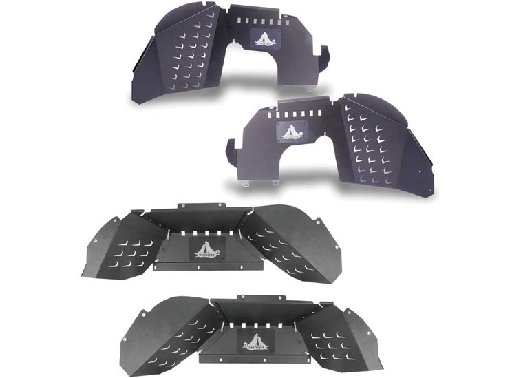 Wolfstorm - Jeep Gladiator Jt 201924 Front And Rear Inner Fenders Liners ; Blk; Powder Coat - WSAJT01G101-BX