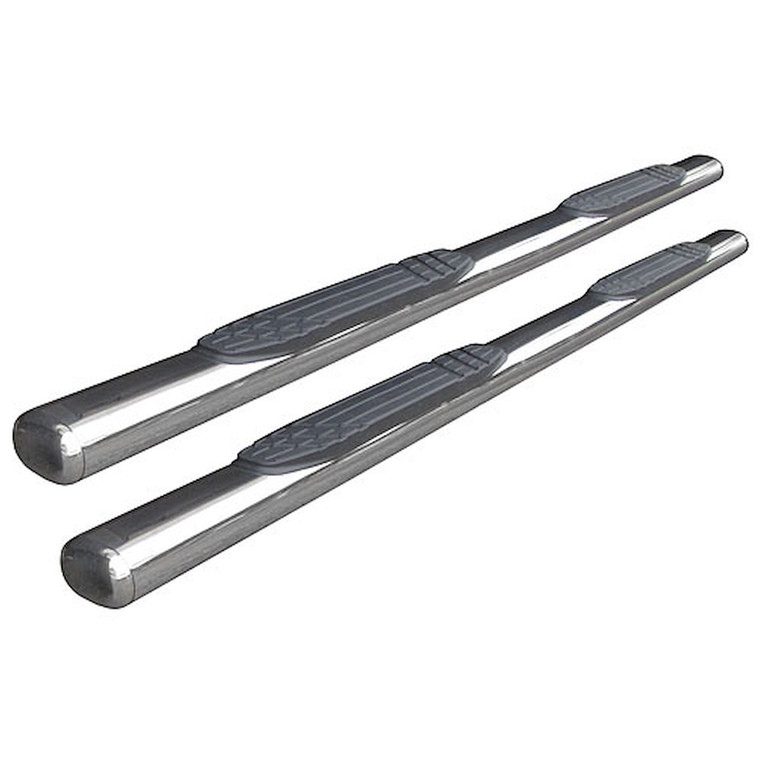 Go Rhino - Universal 4in  87in Long  Stainless Side Bars Sidesteps (brkt Sold Sep) - 10487PS