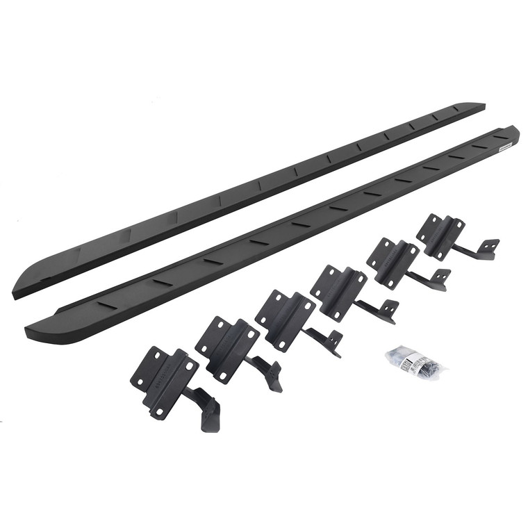 Go Rhino - 15c F150/17c F250/f350 Super Cab 80in Rb10 Slim Line Running Boards Txt Powder Coat Complete Set - 63417780SPC