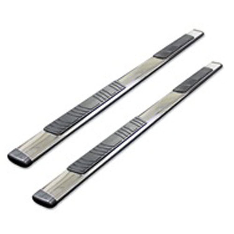 Go Rhino - 80in  5in Oval Side Bar 5in & 6in Oe Xtreme Oval Side Bars Pol Ss - 650080PS