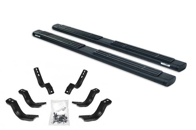 Go Rhino - 24c Tacoma 6in Oe Xtreme Side Steps With Mounting Brackets Kit Textured Black - 686443280T