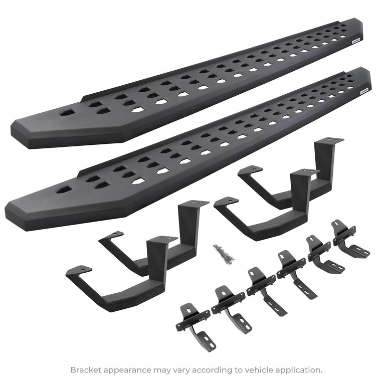 Go Rhino - 19c Silverado/sierra 1500/2500hd/3500hd Rb20 Running Boards W/mting Brkets Kit - 6940488720PC