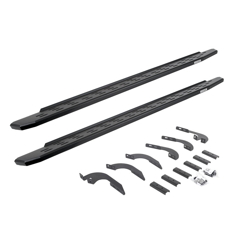 Go Rhino - 24c Tacoma Rb30 Running Boards With Mounting Bracket Kit Textured Black - 69643280PC