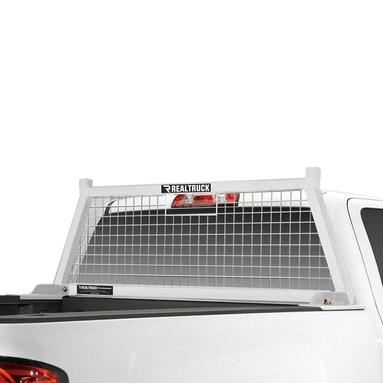 Backrack - Utility Body Safety Rack White Frame Only 52.25in X 20in (hdw Kit Req) - 10740W