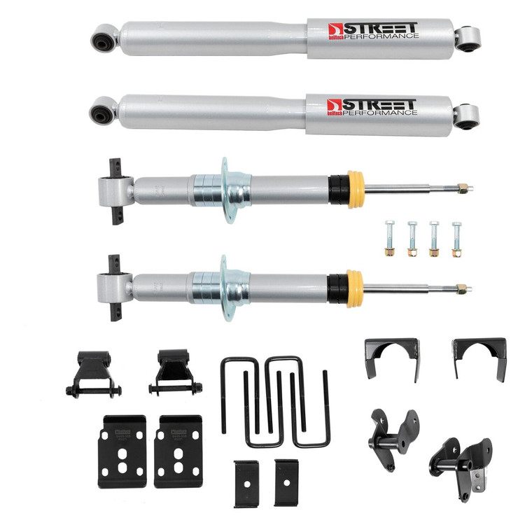 Belltech - 21c Ford F150 4wd Lowering Kit W/ Street Performance Struts/shocks 13.5in Front/5.5in Rear - 1054SP