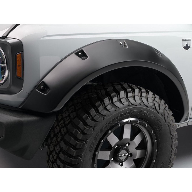 Bushwacker - 21c Bronco 4dr Fender Flare Pocket Style 4 Piece - 20960-02