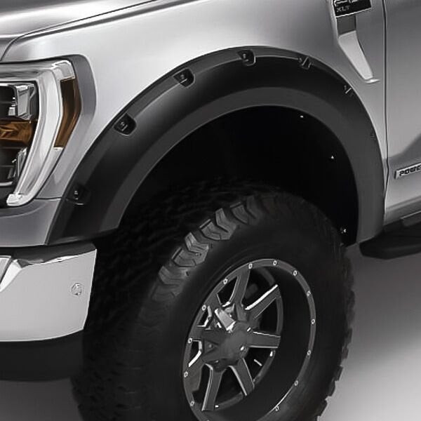 Bushwacker - 1517 F150 Fender Flares Forge Style 4pc Textured - 28119-08