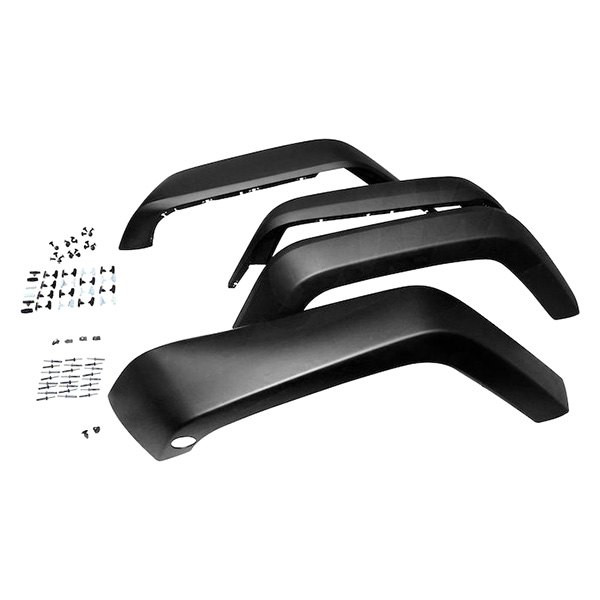 Crown Automotive - Smooth Paintable Fender Flare Kit For 0718 Jeep Jk Wrangler; 4 Flares Hardware - 5KCK