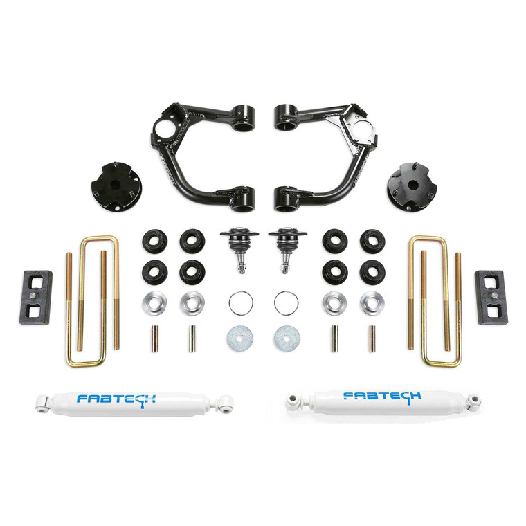 Fabtech - 19c Ford Ranger 4wd 3.5in Bj Uca Sys W/ Perf Shks W/o Intrusion Beam Kit - K2322