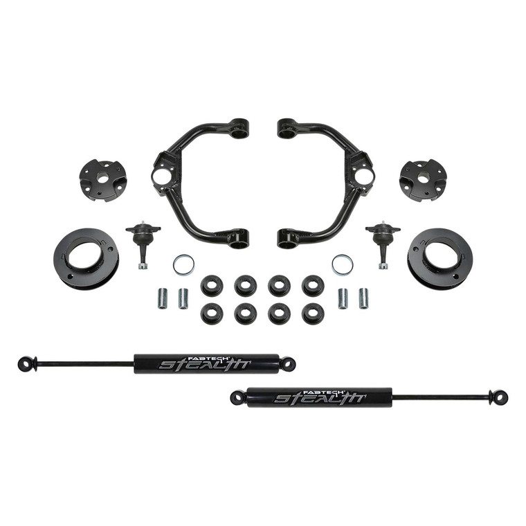 Fabtech - 19c Ram 2wd/4wd (non Rebel) 3in Ball Joint Uca Lift Kit W/rear Stealth Shocks - K3167M