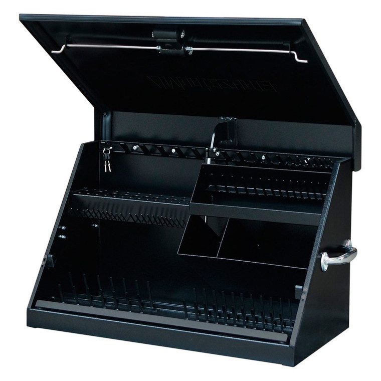 Montezuma - 30in X 15in Triangle Toolbox Steel Black - ME300B