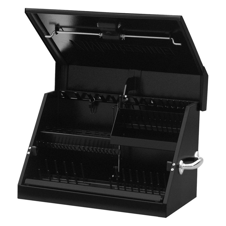 Montezuma - 23in X 14in Triangle Toolbox Steel Black - SM200B