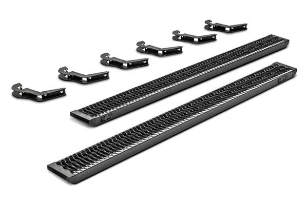 N-Fab - 17c Silv/sierra 2500/3500 (diesel) Reg Cab Txt Blk Cab Length Growler Fleet - GFC17RC-TX