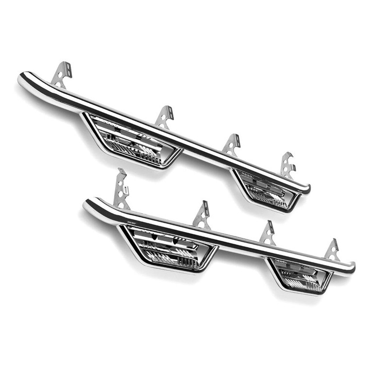 N-Fab - 1417 Chevygmc 1500 Crew Cab Polished Stainless Podium Ss - HPC1475CC-SS
