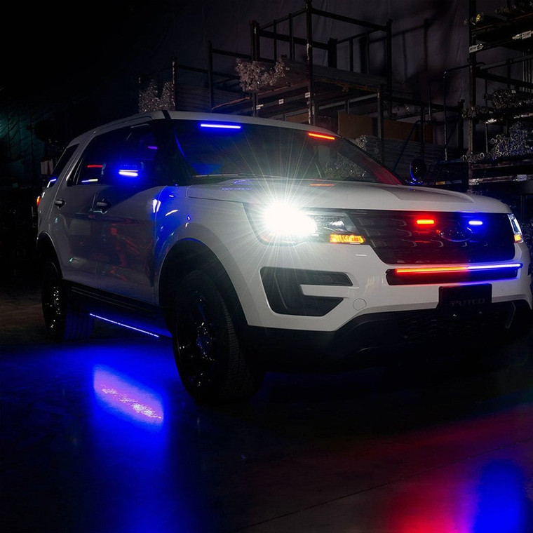 Putco - Eblade Red/white W/64 Strobe Patterns And White Override 60in - 9001460