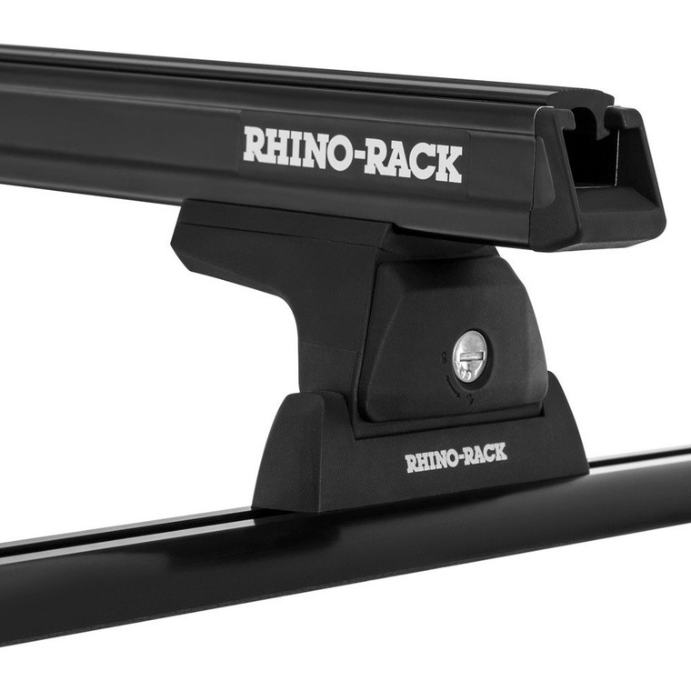 Rhino-Rack - Heavy Duty Rlt600 Trackmount Black 1 Bar Roof Rack - JA8127