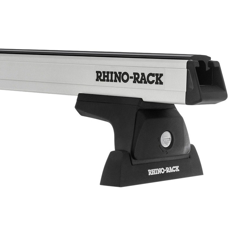 Rhino-Rack - Heavy Duty Rlt600 Ditch Mount Silver 2 Bar Roof Rack - JA8520