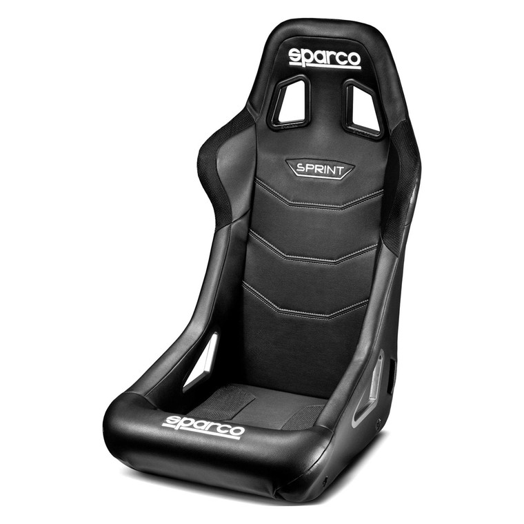 Sparco - Sprint+ Race Car Seat Medium Up To 34in Waist Black - BRR0003B0K0100N