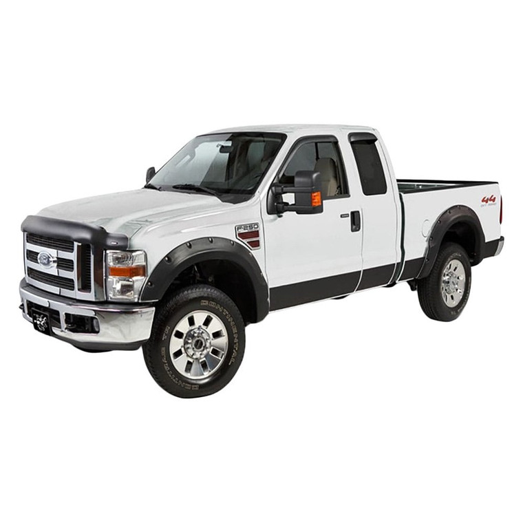 Stampede - 0810 F250/f350/f450 Sd Smoke Ruff Riderz Fender Flares - 8414-2