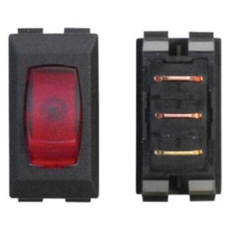 Valterra - Illuminated On/off Switch  Red/black 1/card - DG131VP