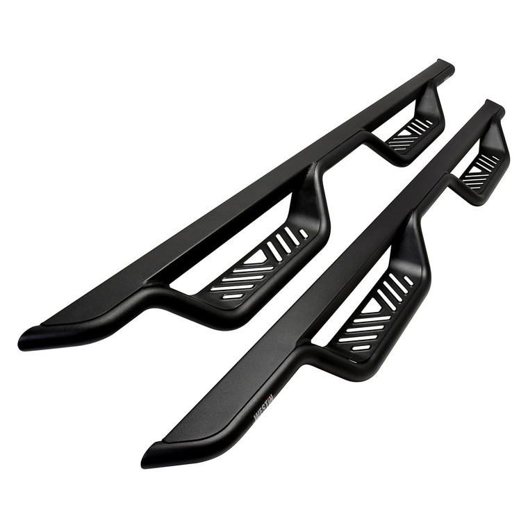 Westin Automotive - 0523 Tacoma Double Cab Outlaw Drop Nerf Step Bars Textured Black - 20-12775