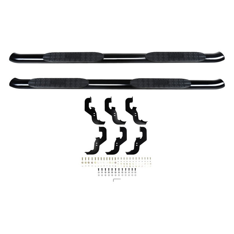 Westin Automotive - 19c Silverado/sierra 1500/20c Silverado/sierra 2500/3500 Crew Cab Black Pro Traxx 4 Oval Nerf Bars - 21-24135
