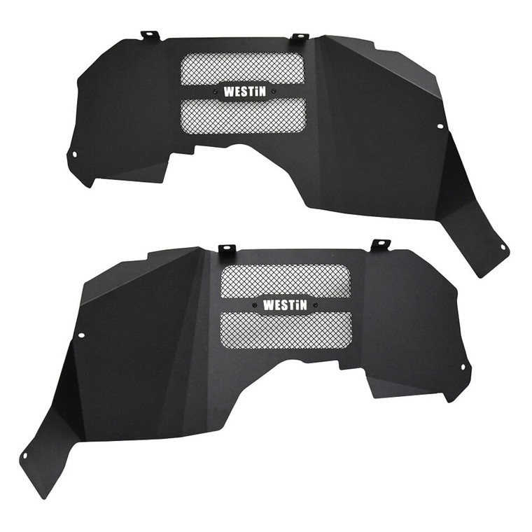 Westin Automotive - 18c Wrangler/20c Gladiator Textured Black Inner Fenders  Front - 62-11025