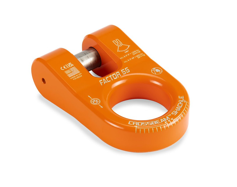 Factor 55 - Crossbeam Shackle Orange - 00054-07