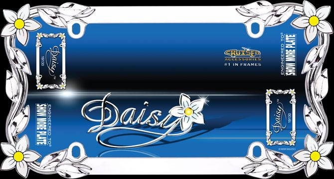 Rock Tamers - License Plate Framedaisy Chromeplated Metal - 19130
