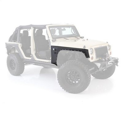 Smittybilt - 0718 Wrangler Jk 2/4 Dr Xrc Front Fenders Armor; Sold As Pair; Black Textured - 76880