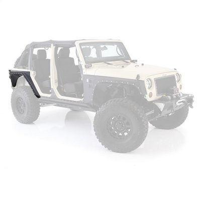 Smittybilt - 0718 Wrangler Jk 4 Dr Xrc Rear Corner Armor; Complete Inner Liner; Black Textured - 76882