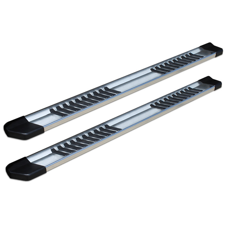 Raptor - 05c Frontier Crew Cab 6in Running Boards Steps Brushed Aluminum - 1707-0589