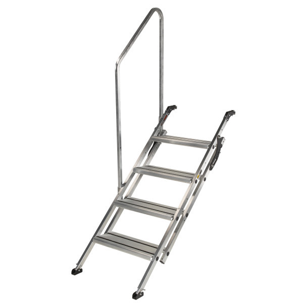 Lippert - Victory Step Rv Patio Steps W/entry Assist Handrail  Quad - 2023024501