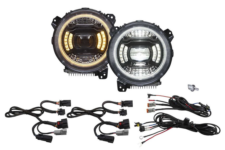 Diode Dynamics - 18c Wrangler Elite Max Led Headlights (pair L/r) - DD5165